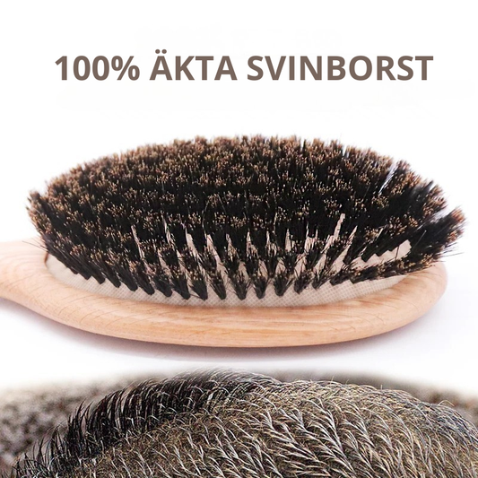 Hårborste naturlig svinborst