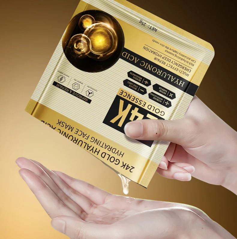 24K Gold Glow Mask 10-Pack