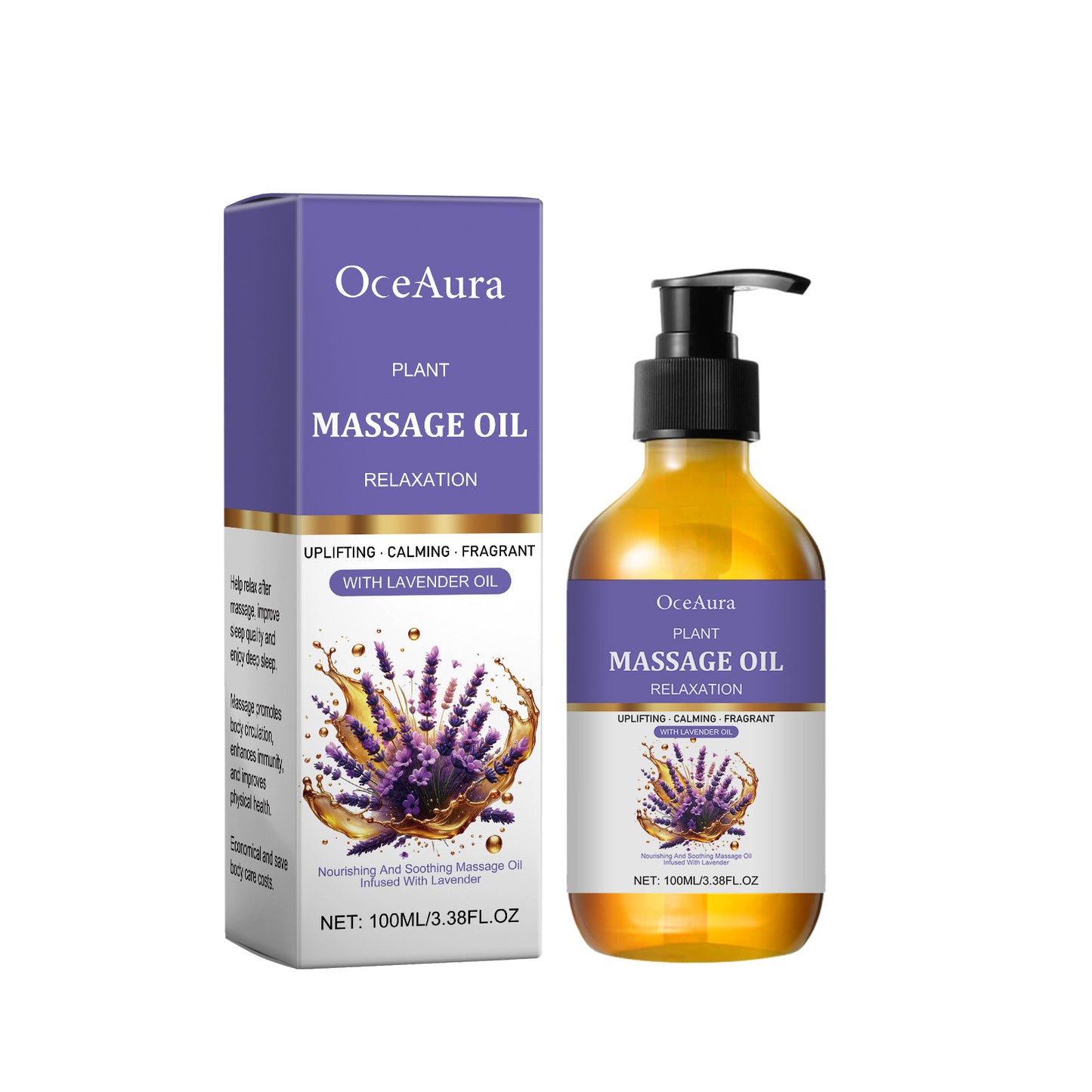 GlowContour™ Massageolja med Lavendel