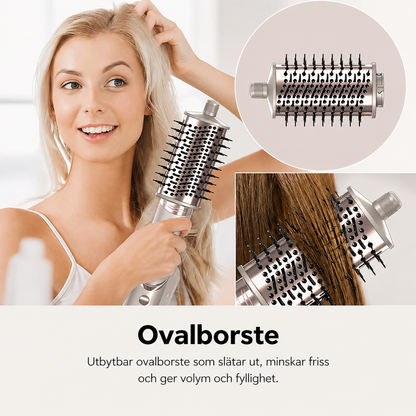 Modelador de Cabelo 8 em 1 – Caracóis, Volume e Secagem