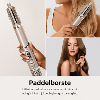 Modelador de Cabelo 8 em 1 – Caracóis, Volume e Secagem