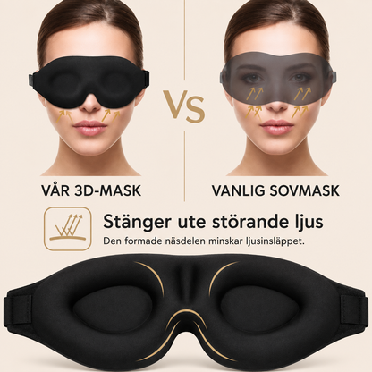 3D Sovmask – Mörkläggande & Tryckfri