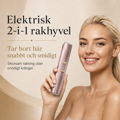 SmoothTrim™ – Elektrisk 2-i-1 Rakhyvel