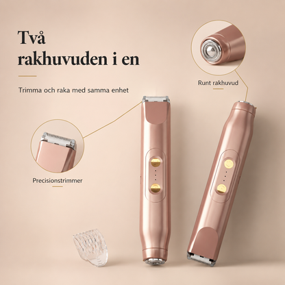 SmoothTrim™ – Elektrisk 2-i-1 Rakhyvel