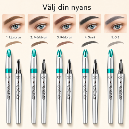 Ögonbrynspenna – vattenfast