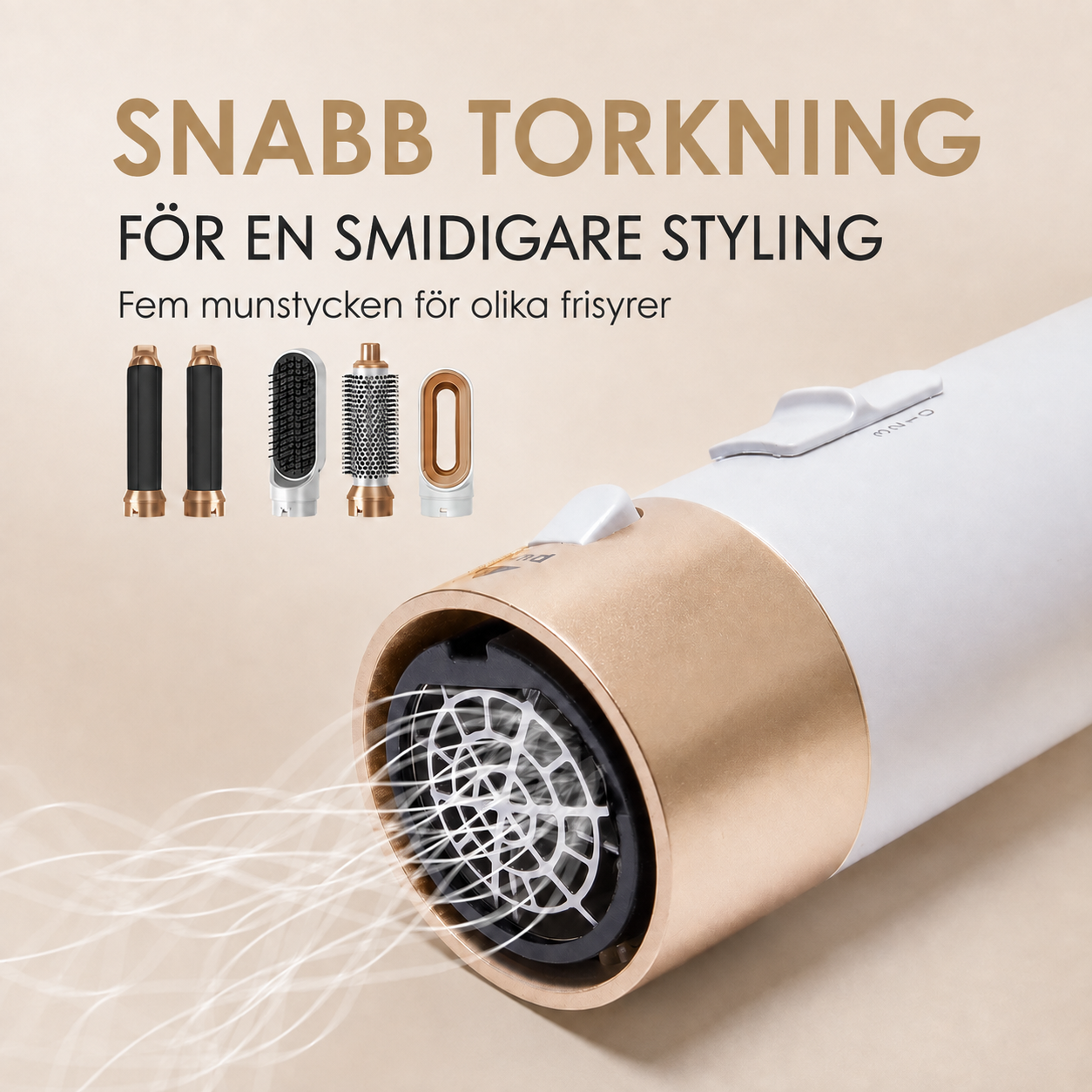 NEVIQ AirStyle 5‑i‑1 – Fön- och stylingverktyg
