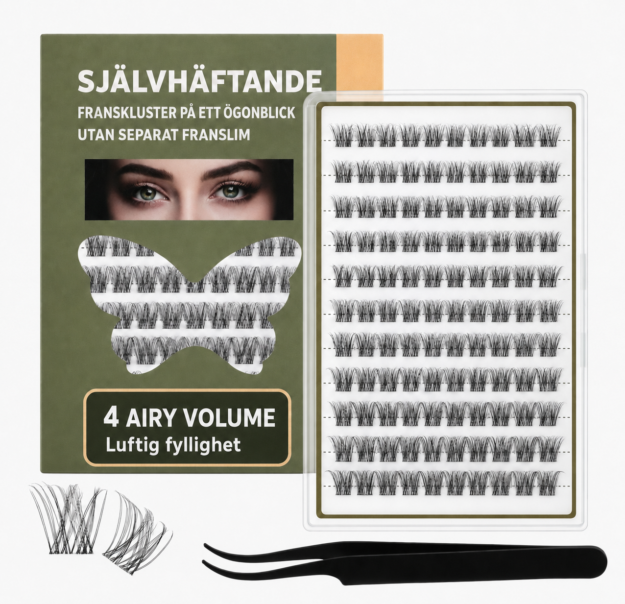 Självhäftande Lyxfransar