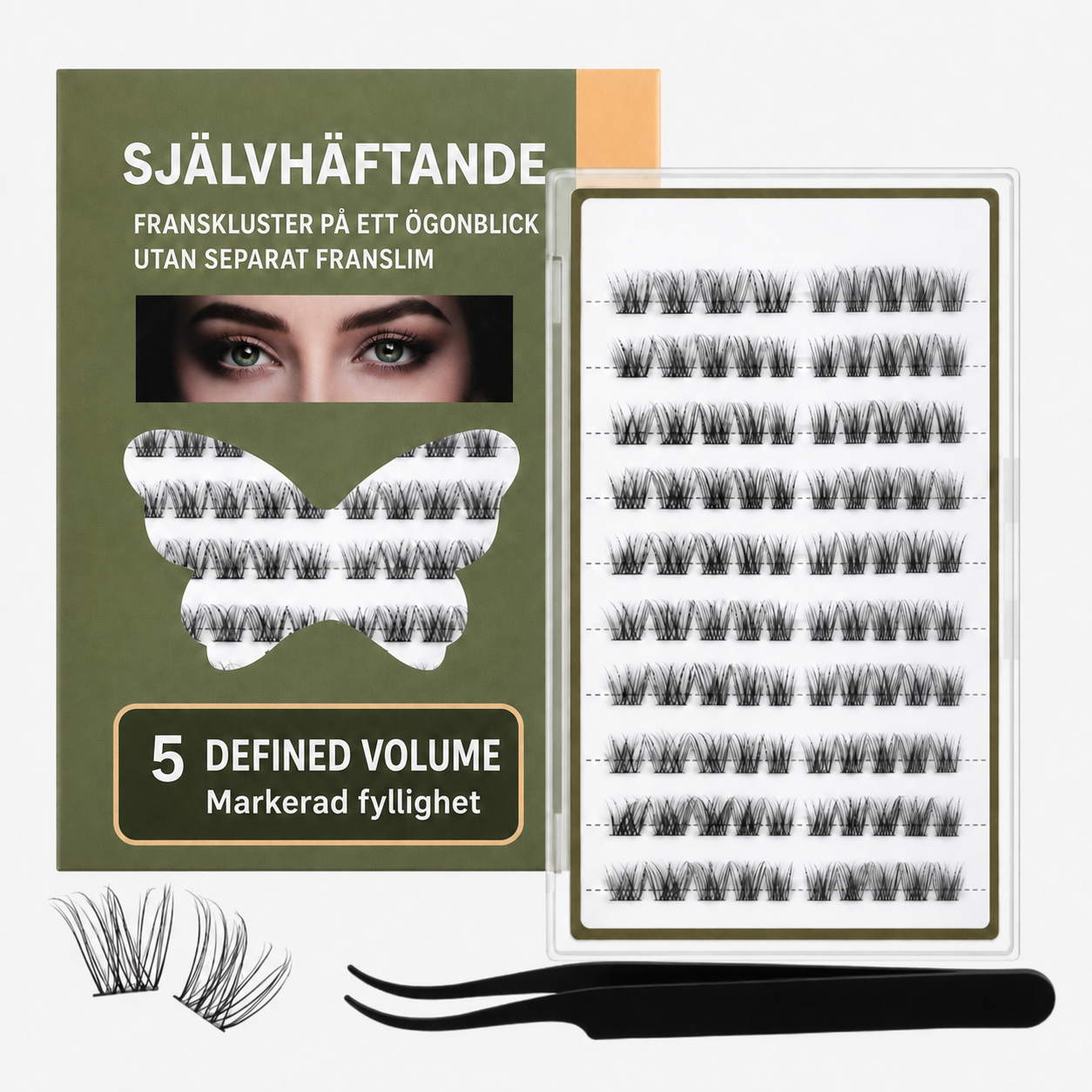 Självhäftande Lyxfransar